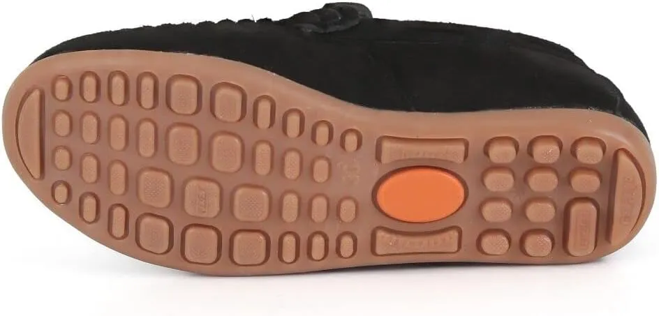 Boys Suede Penny Loafers with Woven Design  Casual Footwear with Platform Sole