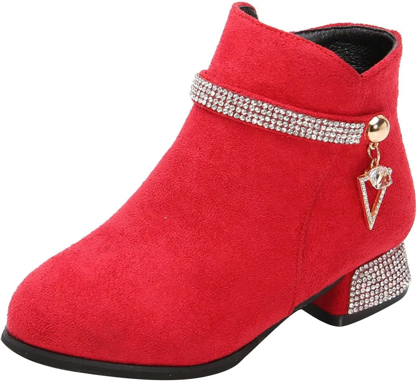 Girls Fashion Ankle Boot Children's Casual Shoes Short Boots Plush Lining Newborn First Walkes Shoes for Infant