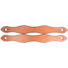 Hilason Western Leather Slobber Straps Oil Tan
