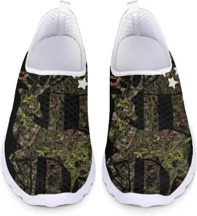 Jeiento Christmas Athletic Running Shoes for Women - Fashion Tennis Walking Sneakers