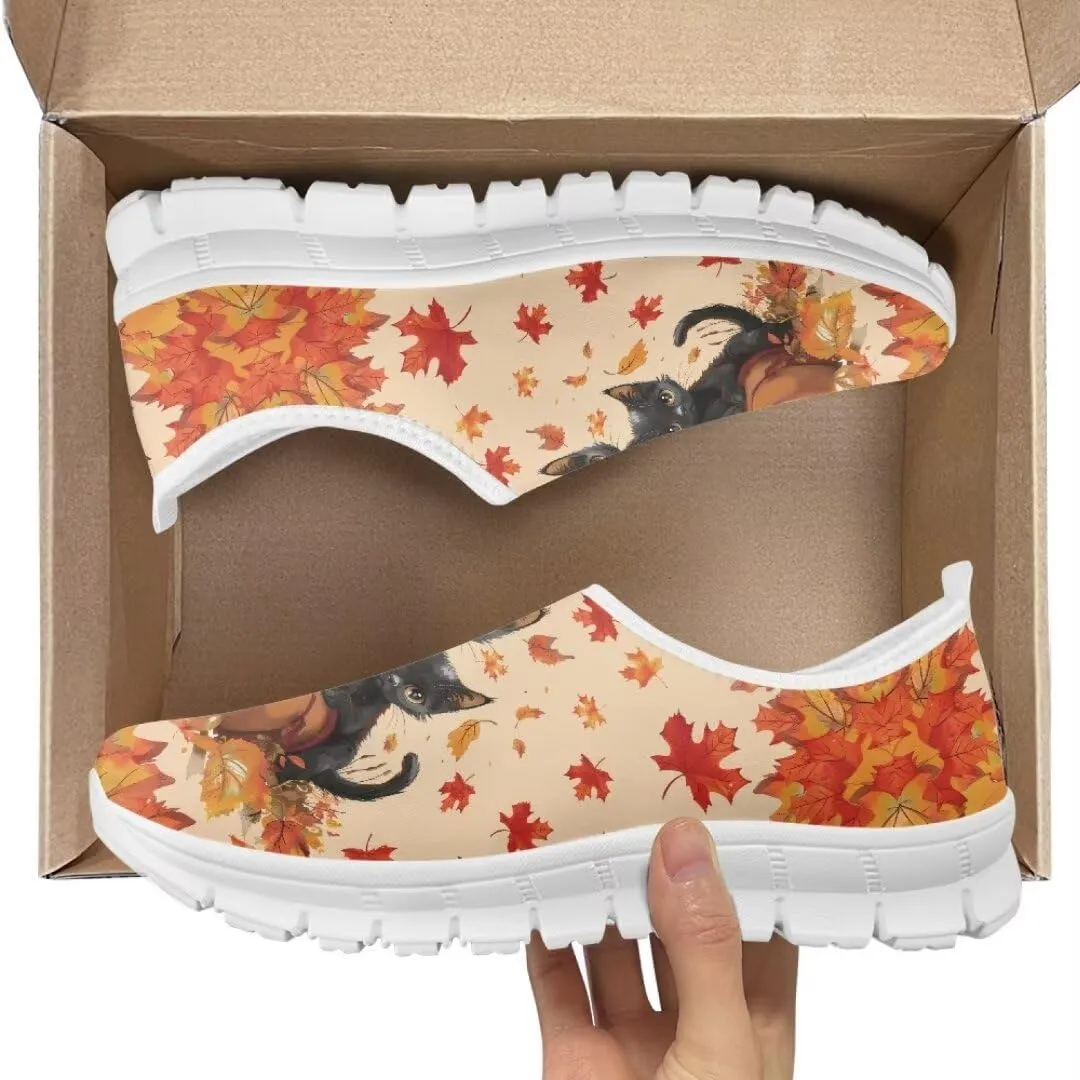 Jeiento Women's Go Walk Sneaker Slip-On Loafers Comfy Travel Jogging Shoes for Ladies Fall Shoes Thanksgiving Shoes Dressy Shoes