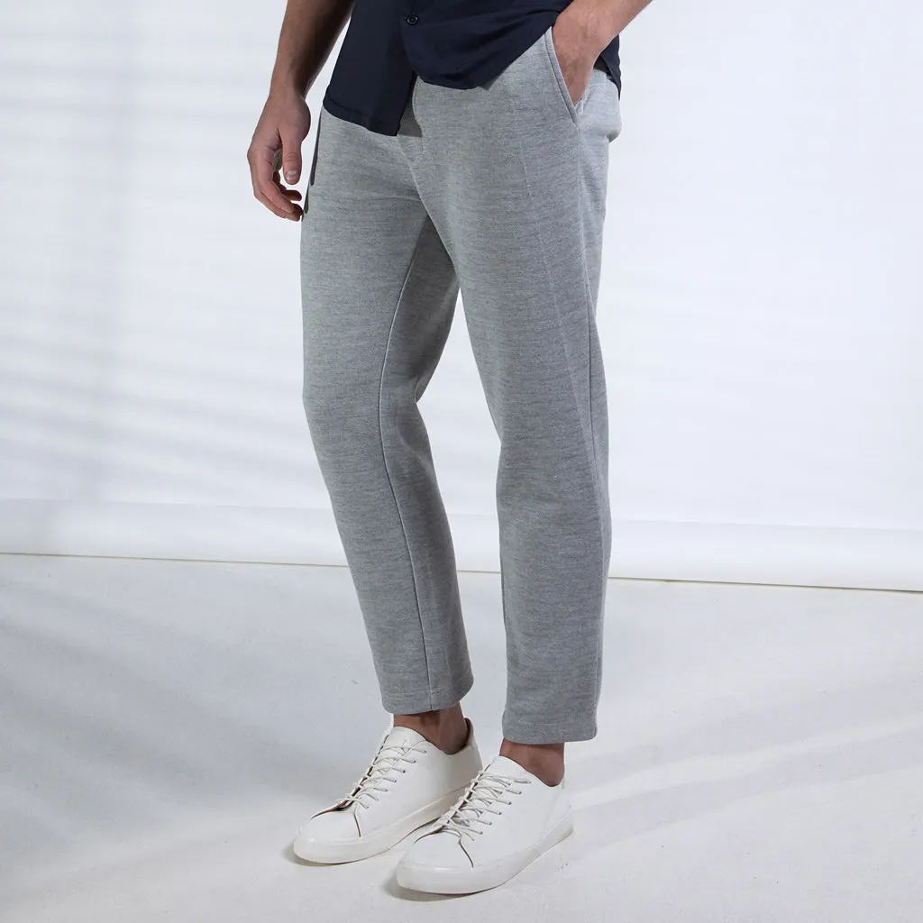 Pisa Cotton Blend Piqué Trousers