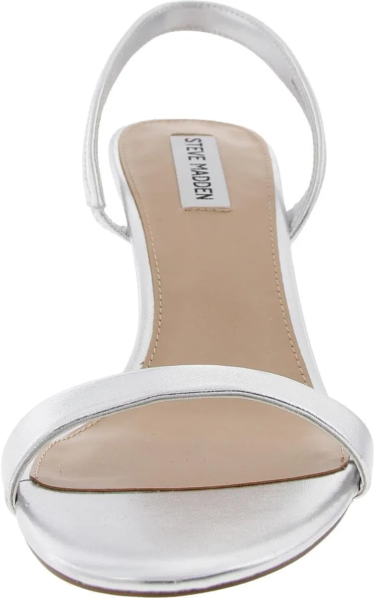 Steve Madden Womens Elma Leather Heels