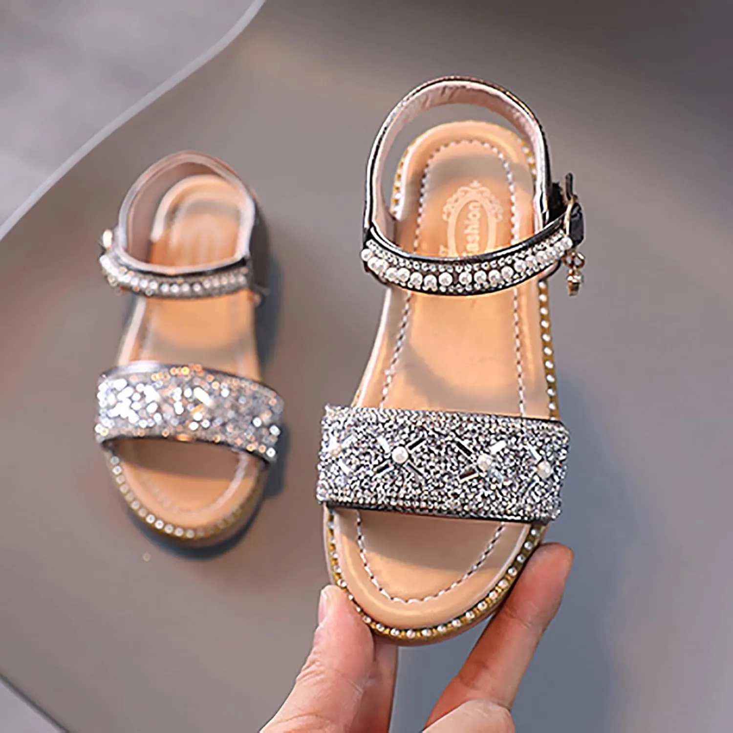 Toddler Girl Shoes,Toddler Girl Sandals Easter Flower Girl Dress Shoes Open Toe Little Kid Summer Kids Shoes