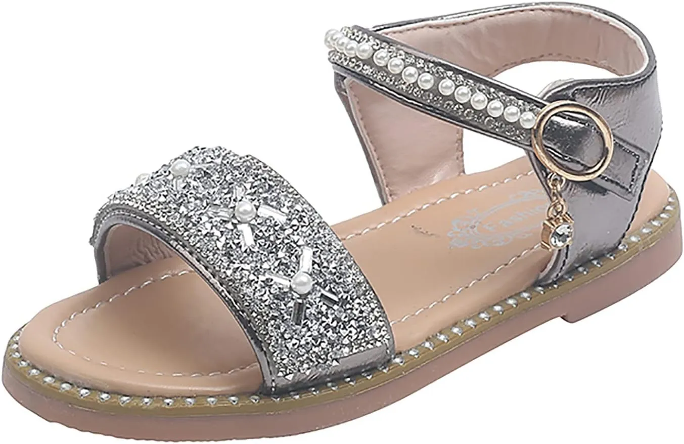 Toddler Girl Shoes,Toddler Girl Sandals Easter Flower Girl Dress Shoes Open Toe Little Kid Summer Kids Shoes