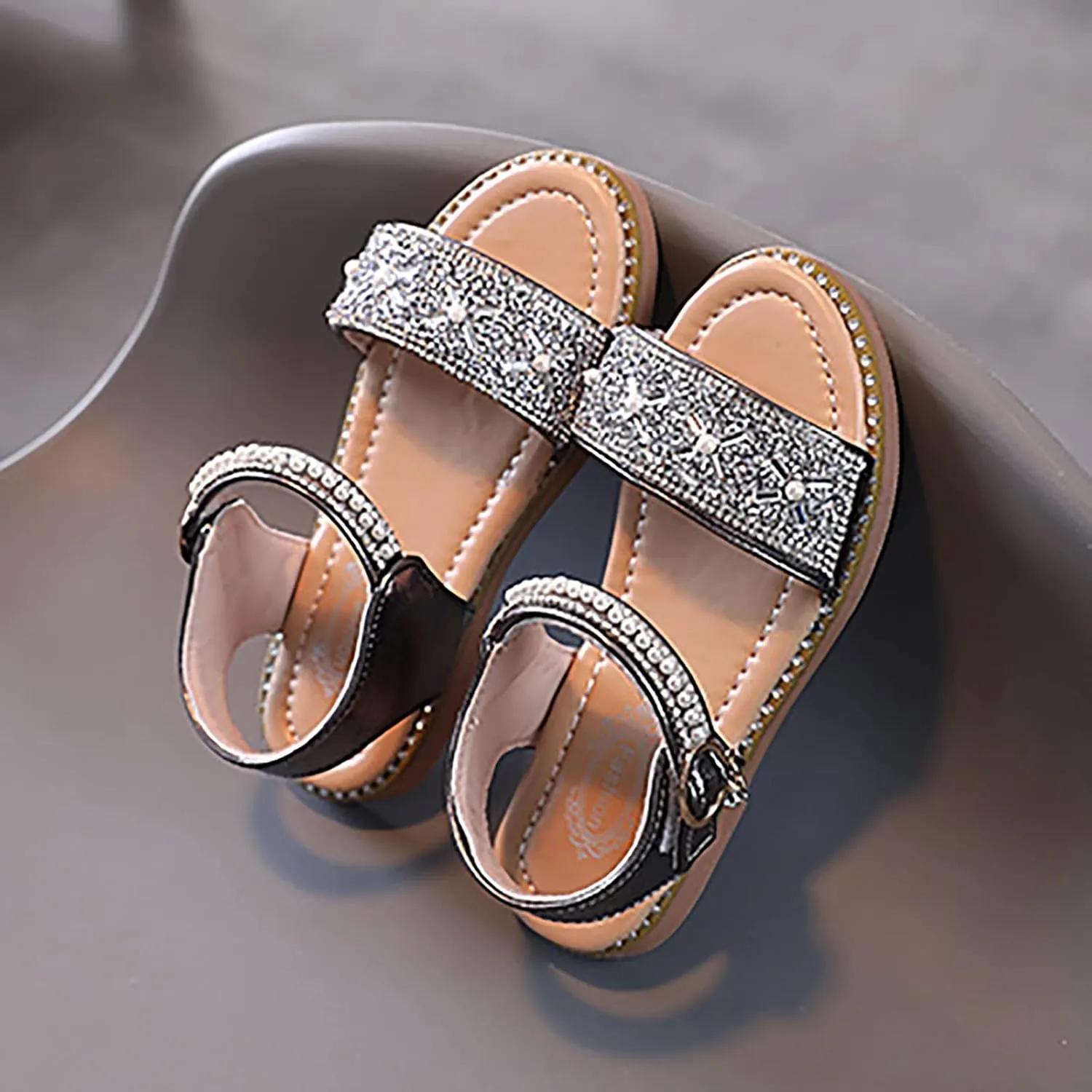 Toddler Girl Shoes,Toddler Girl Sandals Easter Flower Girl Dress Shoes Open Toe Little Kid Summer Kids Shoes