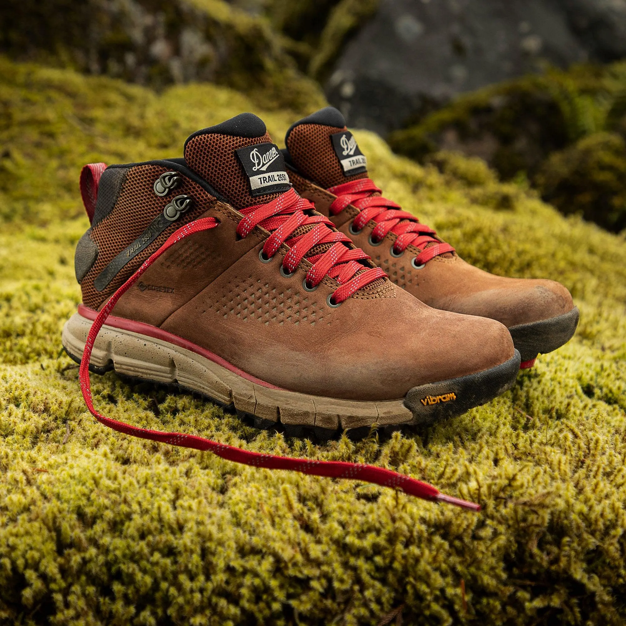 Trail 2650 Mid 4" Brown/Red GTX