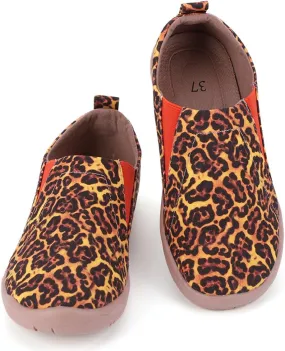 Women's Art Painted Casual Loafers Lightweight Slip On Canvas Walking Shoes Casual Flat Shoes Comfortable Boat Shoes Ladies Travel Shoes
