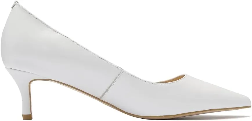Women's Dress Low Heel Leather Pump