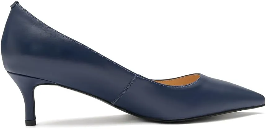 Women's Dress Low Heel Leather Pump