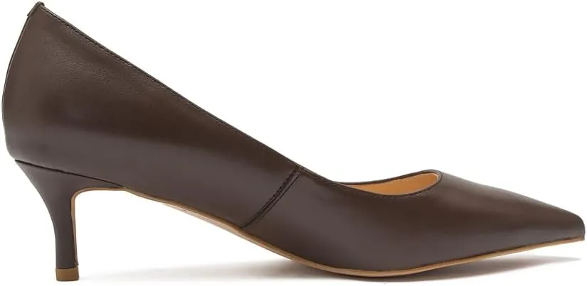 Women's Dress Low Heel Leather Pump
