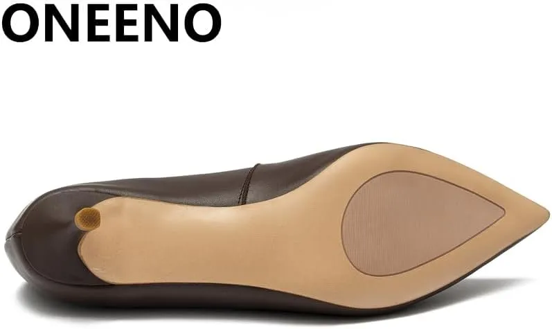 Women's Dress Low Heel Leather Pump
