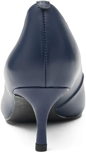 Women's Dress Low Heel Leather Pump