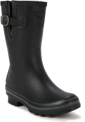 Women's Rain Boot Waterproof Mid-Calf Boots Cute Printing Rainbow Rain Boots Wellies Rain Shoes UK Brand